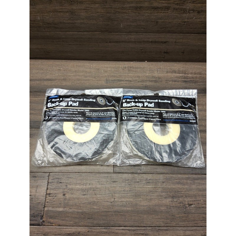 Norton 9" Backup Pad for Porter-Cable 7800 Drywall Sander- Hook&