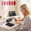 2 juegos de bolígrafos de esmalte uñas gel, 12 colores,