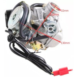 Unbranded High Performance 24mm Carburetor CDI For GY6 125cc 150cc ATV Go Kart Scooter
