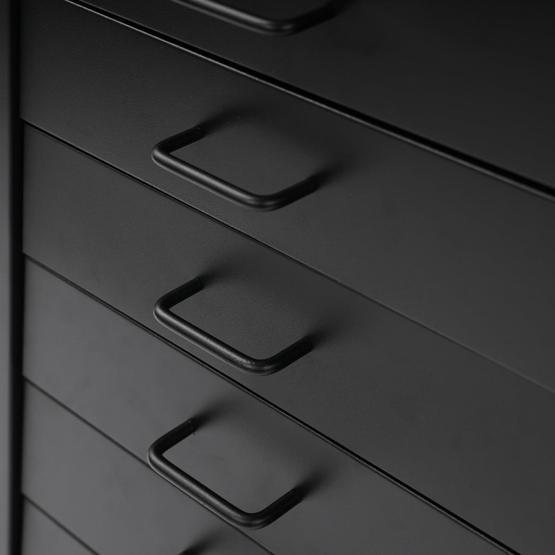 NTINGDE 7-Drawer Bedside Table Storage Cabinet Mobile File Cabinet with