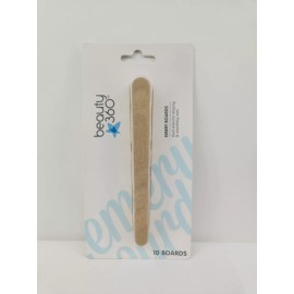 Beauty 360 Emery Boards Dual Sided All-Purpose Nail Touch Ups 10 Ct Great Gift