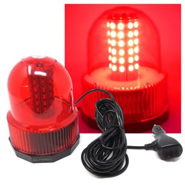 LED Rotating Light/80LED/hurassyuraitopatoranpu V/24 V Red [Auto Land/autoland]