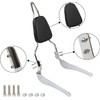Motorcycle Rear Seat Backrest Sissy Bar Back Rest Compatible For