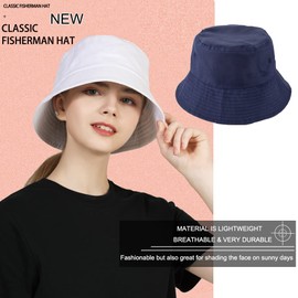 4sold Kids Infants Youths Hats Sun Protection Boy Bucket Hat Girl Fisher Outdoor Sun Beach Cap (Black, Child Size 54)