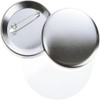 Dove of Peace White on Blue Button 25 mm