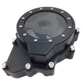 HONGK- Engine Stator Cover See through Compatible with Yamaha Yzf R6 2003-2006, 2006 Yzf R6S Black [B01BN0J2ZO]