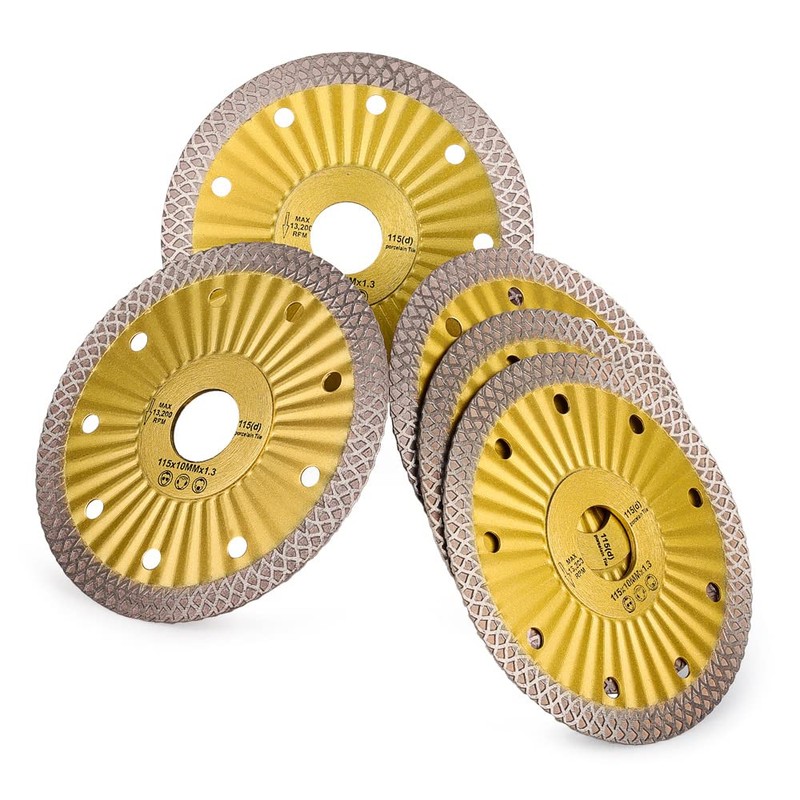 5Pcs/Box 4.5" Super Thin Diamond Tile Blade for Cutting Porcelain