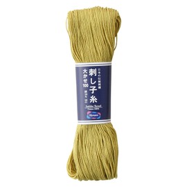 Olympus Sashiko Yarn 100 m String Col.106 - Goldenrod & Japanese Embroidery & Quilting