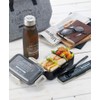 Skater PFLW4AG Ag+ Antibacterial Fluffy 2-Tier Lunch Box, 20.3 fl