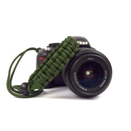 Paracraft Paracord Wrist Strap for robust hand grip to hold all DSLR camera/heavy gear/Binocular, Mgreen, One Size
