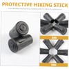 Kisangel 10pcs Rubber Hiking Pole Tips Protectors for Walking Sticks