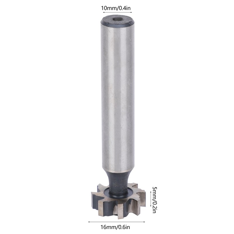 T Slot Cutter Bit HSS High Speed Steel Straight Shank