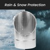 4” Inch Outlet Vent Cover with Mesh - Round Outdoor