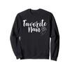 Favorite Nan - Cute Grandma Butterfly Design Sweatshirt