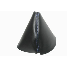 Kar Designers Real Leather Black w/Blue Stitching Manual Shift Boot Fits 03-09 Nissan 350Z