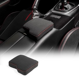 KUNGKIC for MT Toyota GR86 Subaru BRZ 2022 2023 2024 2025 Soft Armrest Pillow Auto Center Console Cushion Pad Automotive Interior Accessories 9002 Color Italian Suede