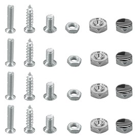 4PCS American Flag License Plate Screws Fastener Kit, Aluminum Alloy License Plate Bolts with Decorative Covers, Car Tag License Plate Frame Screws Kit for Cars Trucks Motorcycles (Silver/Black/White)