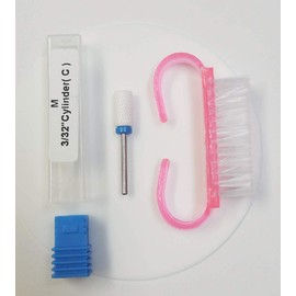 Nail Machine Bit Ceramic Standard (Cylinder) QT-111 (M (Middle))