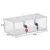 Omnimed Clear Acrylic Fridge Lockbox with Two Locks