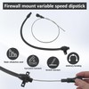 INGQI New 700R4 4L60E 4L80E Transmission Dipstick, Flexible Firewall Mount