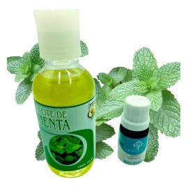 NATURALFA Aceite Esencial De Menta Piperita 10 Ml Y Aceite Gratis!