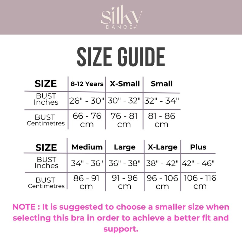 Silky Dance Seamless Clear Back Dance Bra with Removable Padding