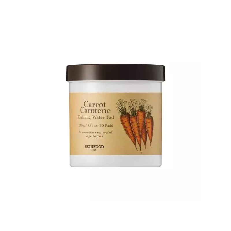 Skin Food 스킨푸드 캐롯 카로틴 카밍 워터 패드 기획(60매+30매) Skinfood
