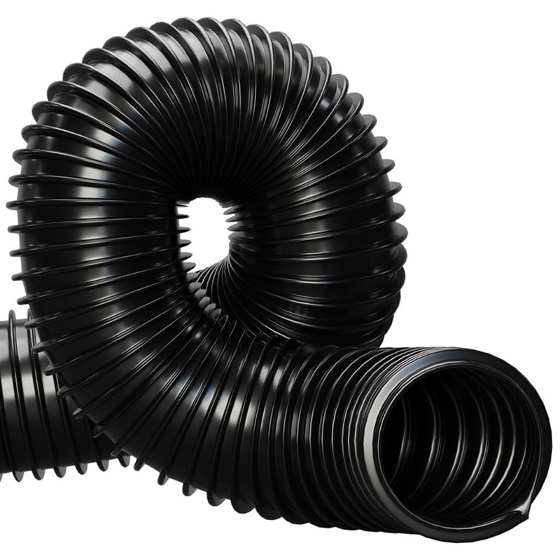 19mm (3/4") X 1 Metre Black Corrugated PVC Flexible Pond