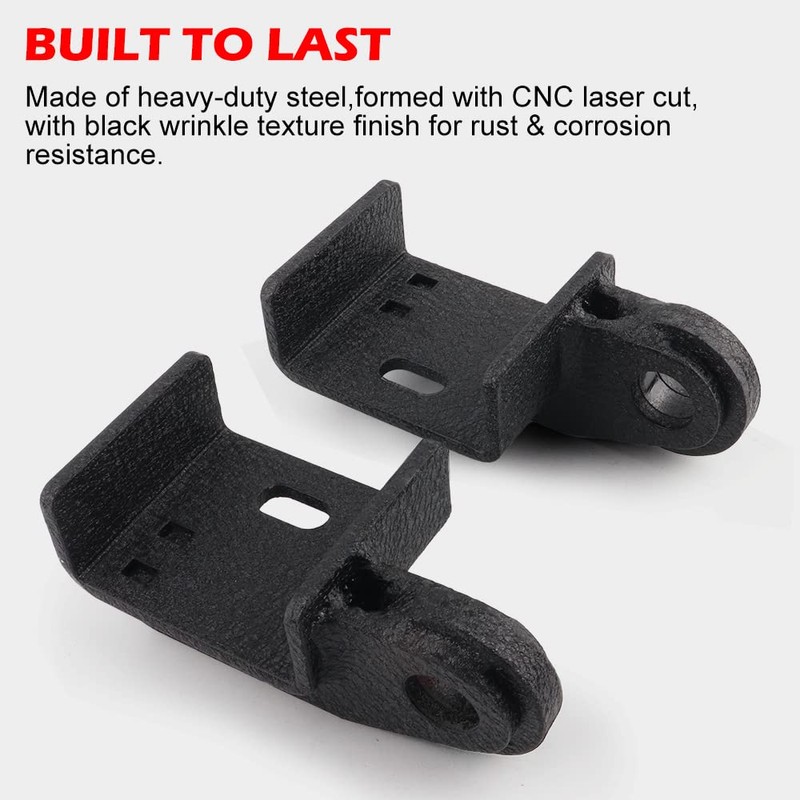 Tacoma Front Tow Hooks, Demon Brackets Shackle Mounts Compatible with