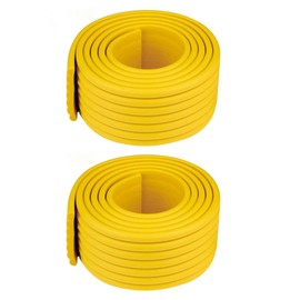 Edge Corner Protector, 4M Baby Proofing Guard Coverage Safety Bumper DIY edge corners for Child Safety, Furniture Protect (Yellow)