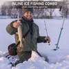 QualyQualy Ice Fishing Rod and Reel Combo 60cm M/ML Inline