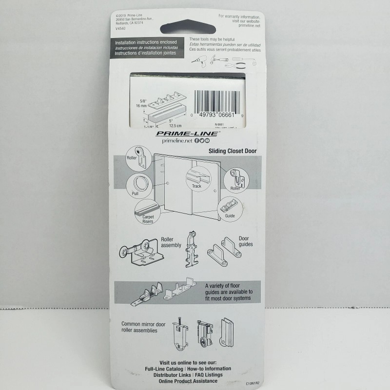 Prime Line Bottom Guide & Risers for Sliding Doors 1