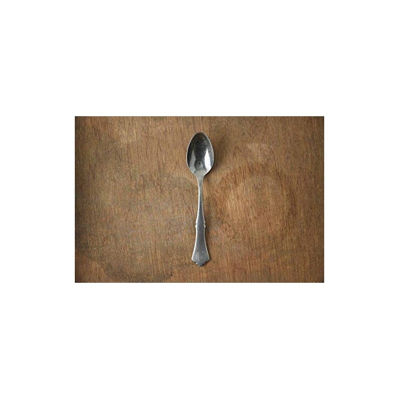 Takakuwa Metal Classical Tea Spoon, Antique Size: Approx. W13.5 900541
