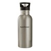 #portioner - 20oz Stainless Steel Water Bottle, Silver