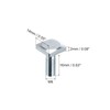 sourcing map Square Head Bolt, 20pcs M6x17.5mm Fully Thread Carbon