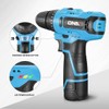 ‎DNA MOTORING TOOLS-00157 12V Cordless Electric Drill w/Keyless Chuck, 2
