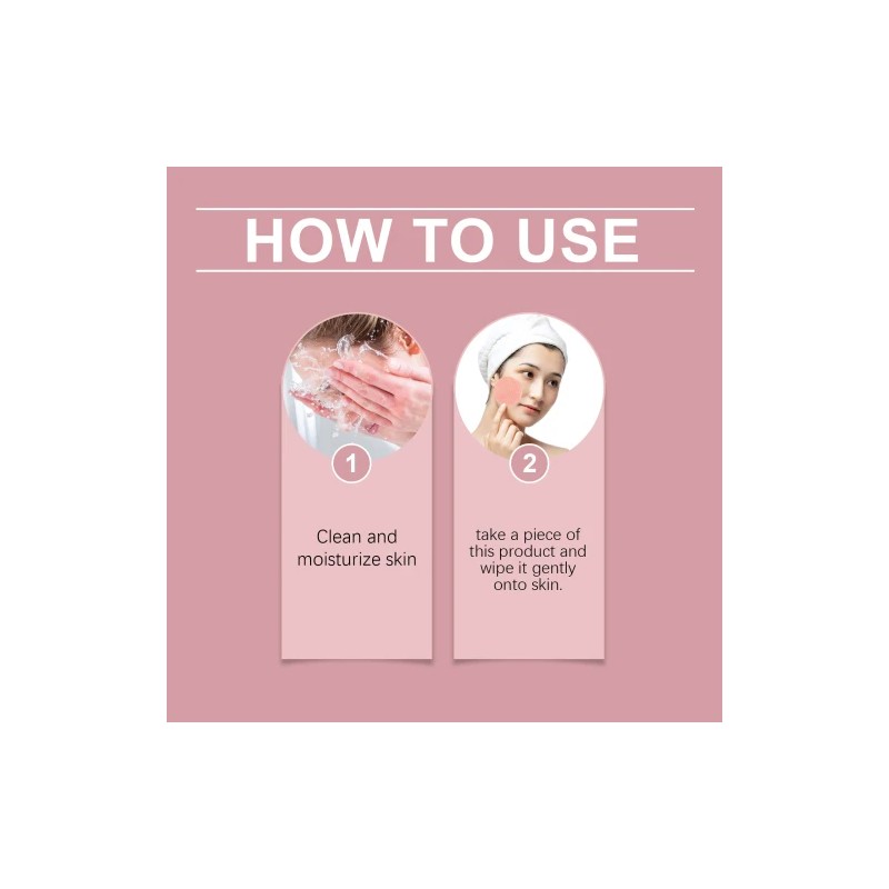West Month Collagen Cotton Pad Facial Brightening Moisturizing Gentle Skin