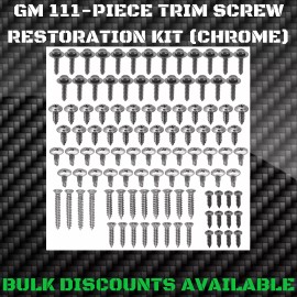 GM Replacement 1955-1961 Chevy Nomad Interior Exterior Molding Engine Bay Trim SCREW KIT GM OEM
