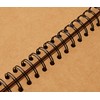 Artemio Scrapbooking Spiralalbum A4 Kraft, Kraftpapier, 23,5 x 3 x