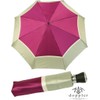Doppler Manufaktur VIP Women's Pocket Umbrella Open/Close Automatic Satin Silver