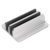 Laptop Holder Vertical 2 Slots Aluminum Alloy Adjustable Laptop Stand