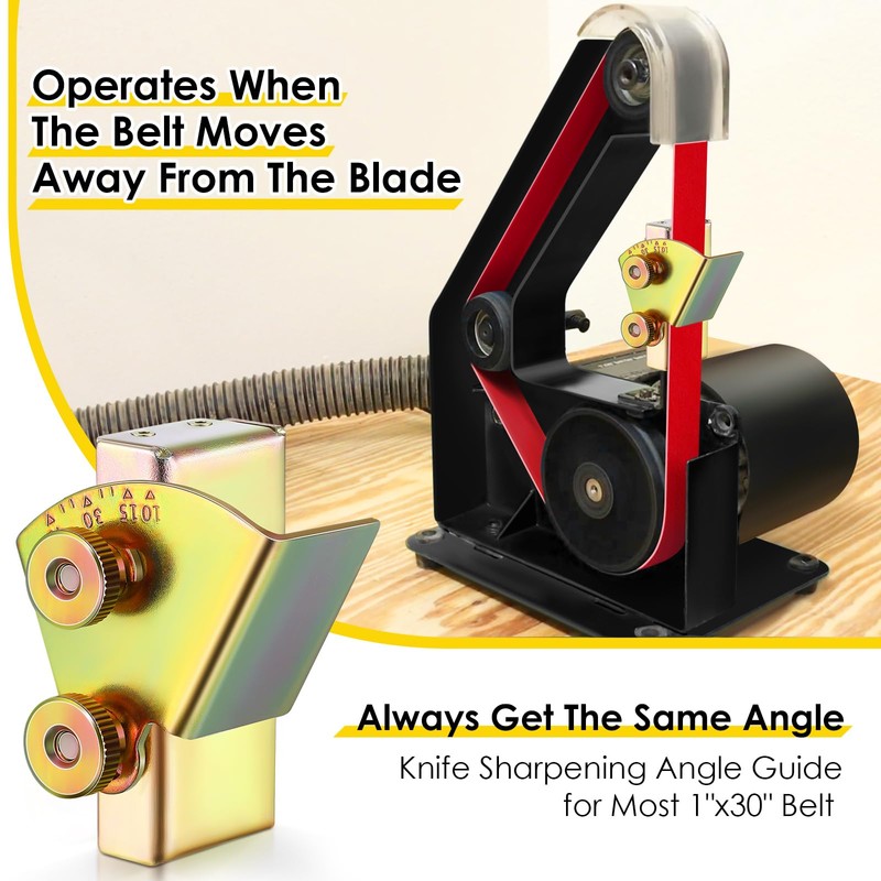 Feekoon Knife Sharpening Angle Guide for 1 x 30 Belt