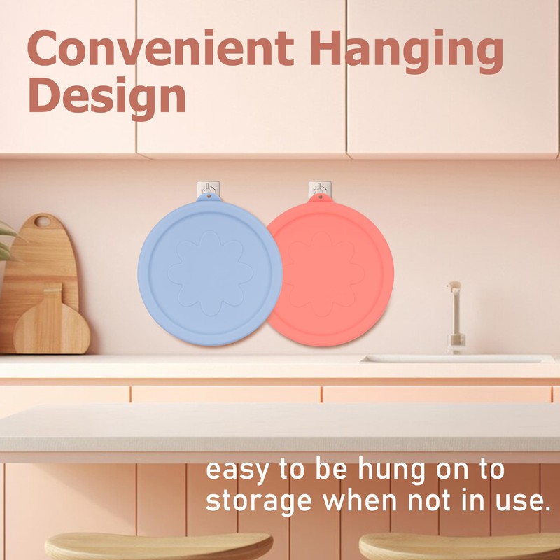 LUVCOSY 7 Cup Silicone Replacement Lids Storage Cover for Anchor