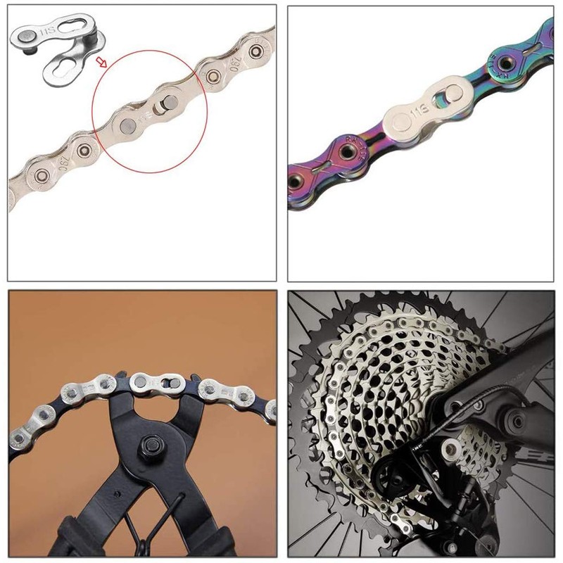 Hyamass 4 Pairs Bicycle Missing Link 6 Speed 7 Speed