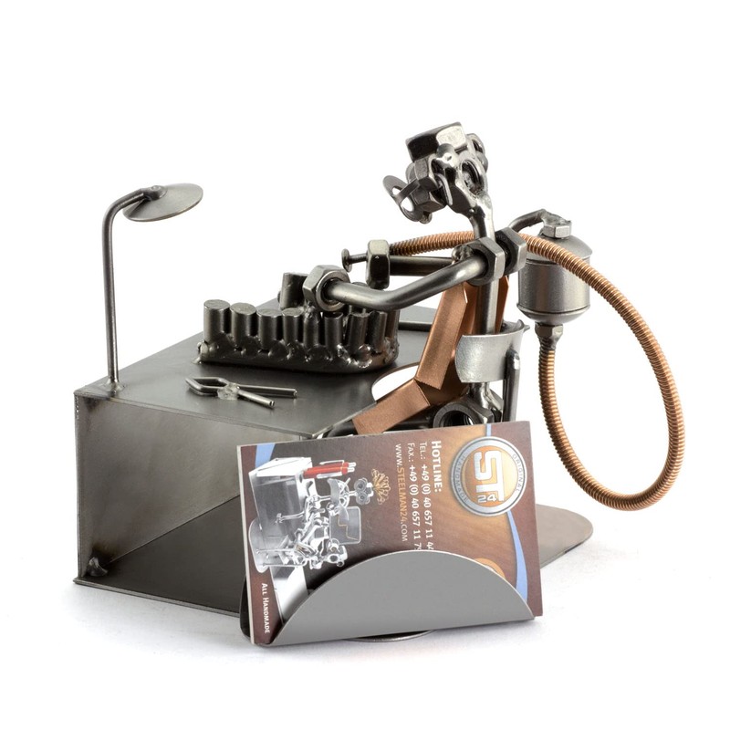 Steelman24 I Nuts and bolts sculpture Dentist Technician With Business