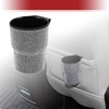 ACROPIX Car Trash Can Trash Bin Rhinestones Hanging 3.9" Width