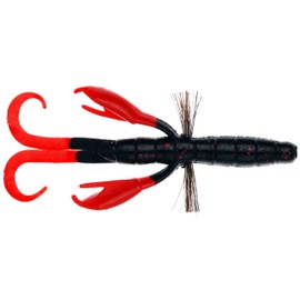 Bait Breath (beitoburesu) Lure BYS Craw 3.5 in # B38 Black Red/Red