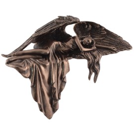 VOGLER Joh. Vogler GmbH Veronese 708-8041 Guardian Angel as Edge Lying – Made of Artificial Stone Bronzed by Hand