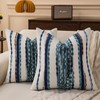 KOOLIFE Boho Striped Throw Pillow Covers 18x18 Inch Set of