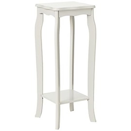 Frenchi Home Furnishing 2 Tier Plant Stand, WHITE
